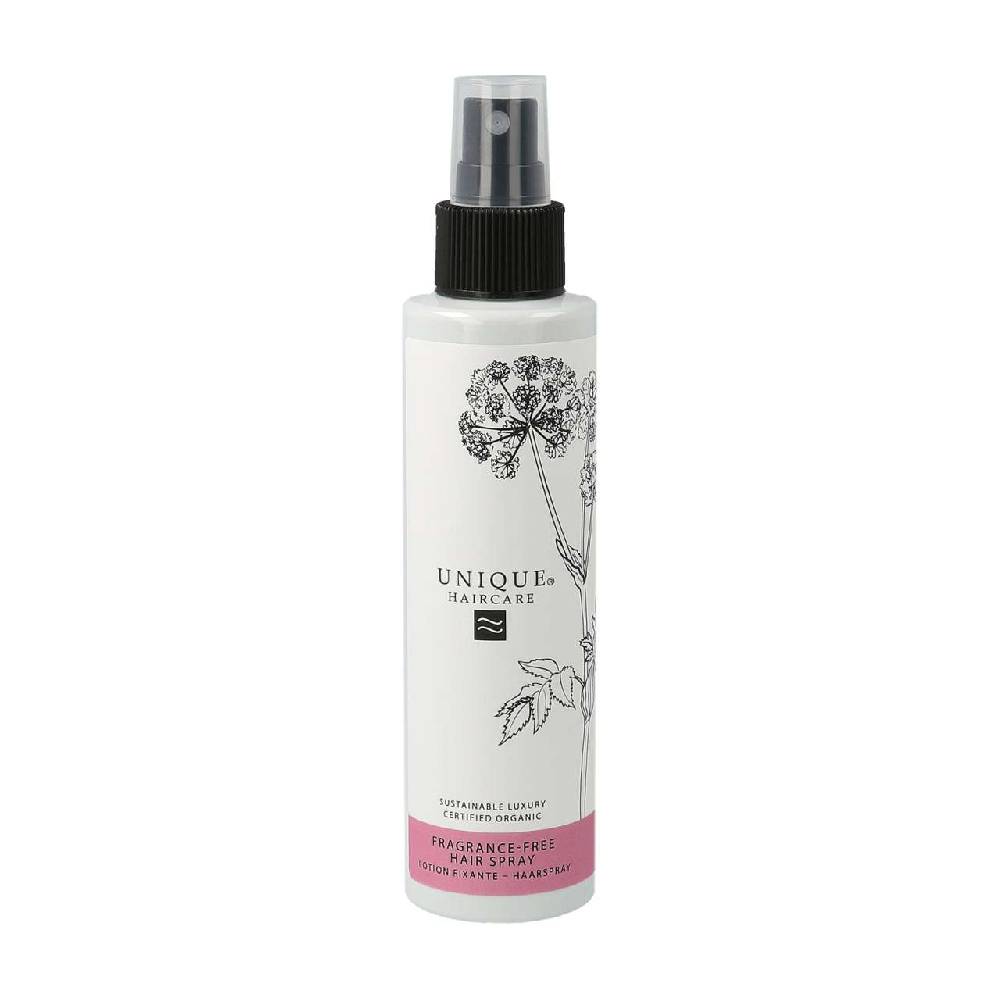 unique Organic hairspray - Unique Haircare Fragrance Free for all hair types