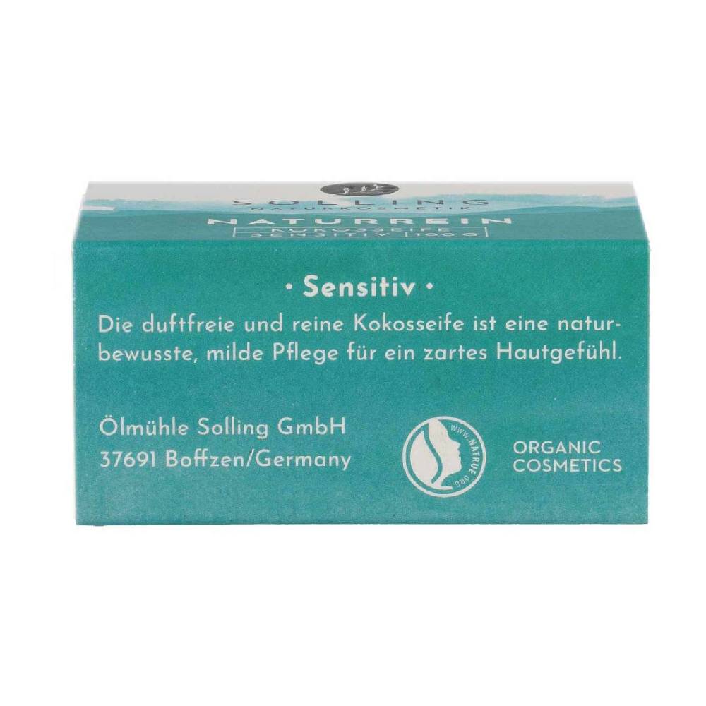 oelmuehle-solling Coconut Soap Bar by Baensch for skin & hair, fragrance free Outlet