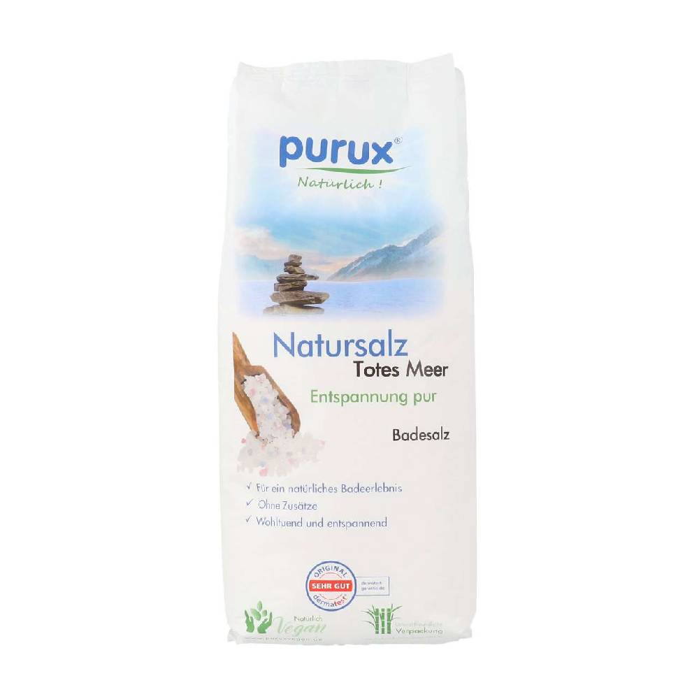 purenature Dead Sea Salt: As bath salt & for neurodermatitis