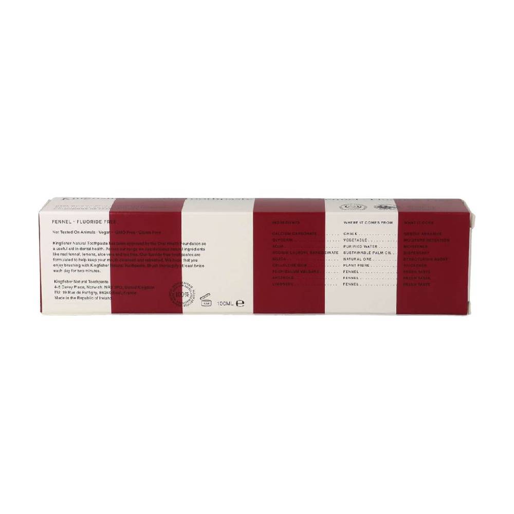 kingfisher KIngfisher Natural Toothpaste Fennel Günstiger Verkauf