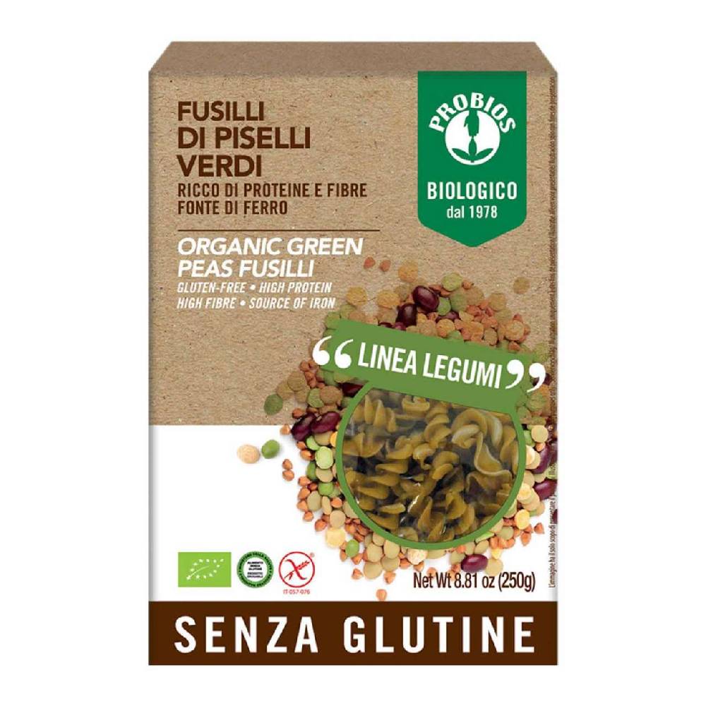 probios Probios Spirelli Peas Noodles - Organic and gluten-free, 250g pack