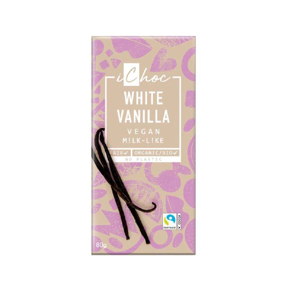 ichoc White chocolate vegan - iChoc White Vanilla - enjoy