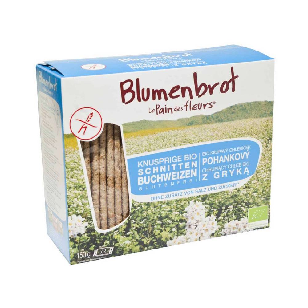 blumenbrot Buckwheat Crispbread gluten free, salt free