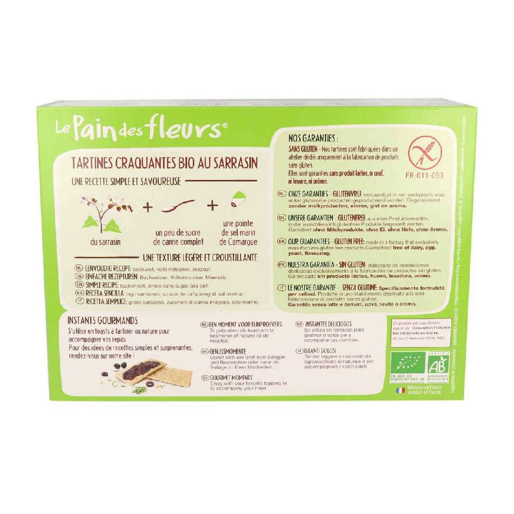 blumenbrot Flower bread buckwheat crispbread in the favourable bulk package Auslauf
