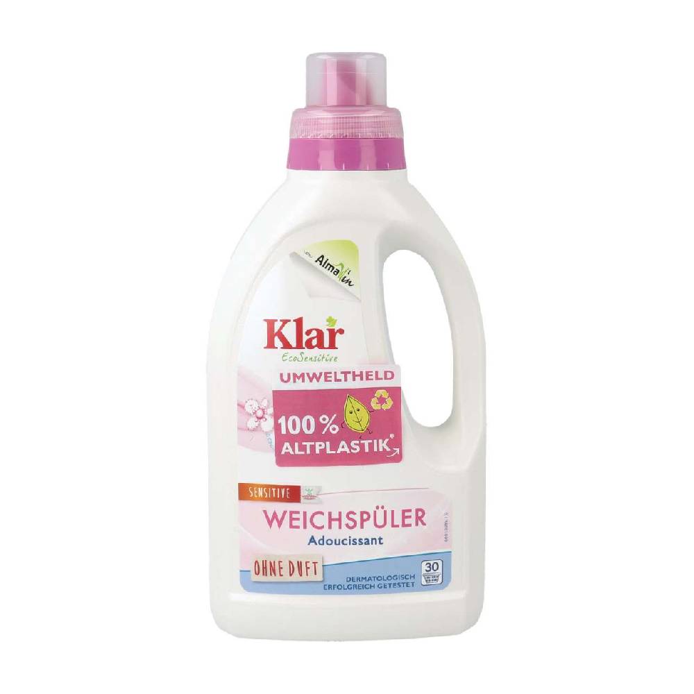 klar Sensitive Fabric softener without fragrances & vegan Schlussverkauf