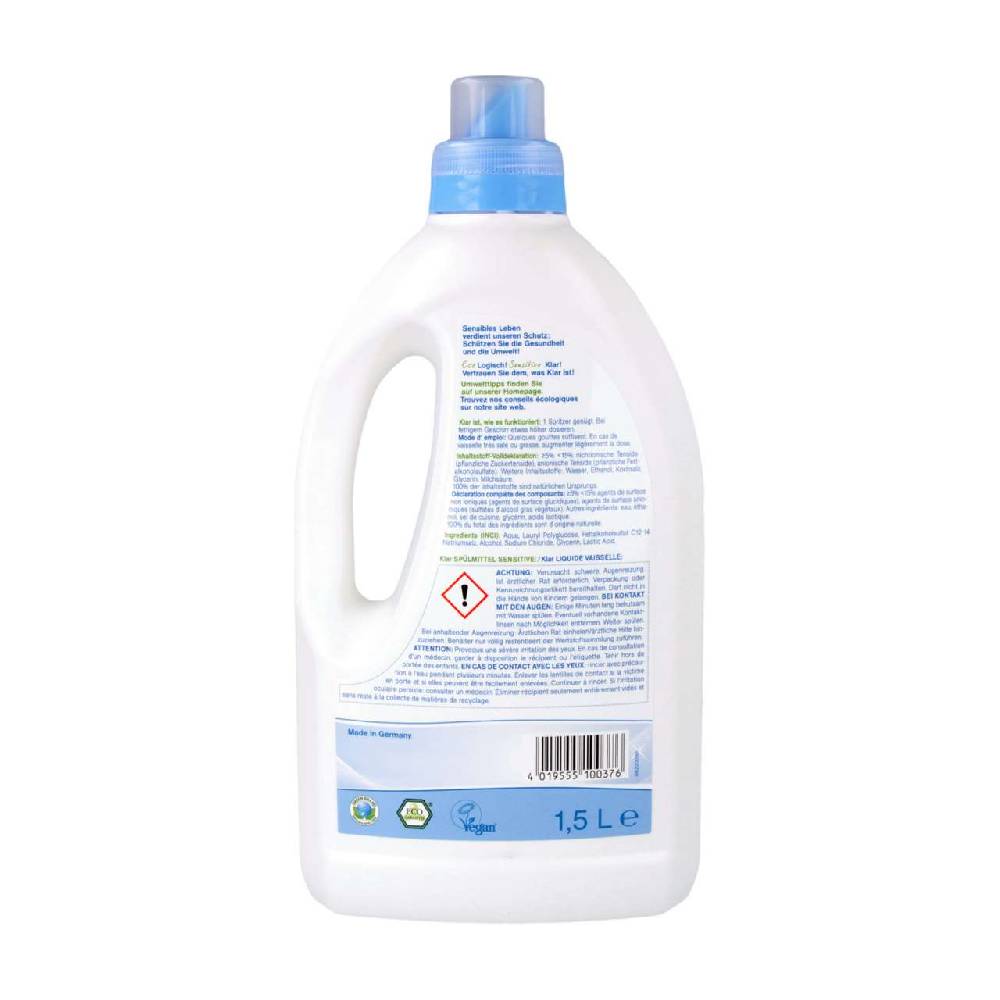 klar Klar Dishwashing Liquid Sensitive Schlussverkauf