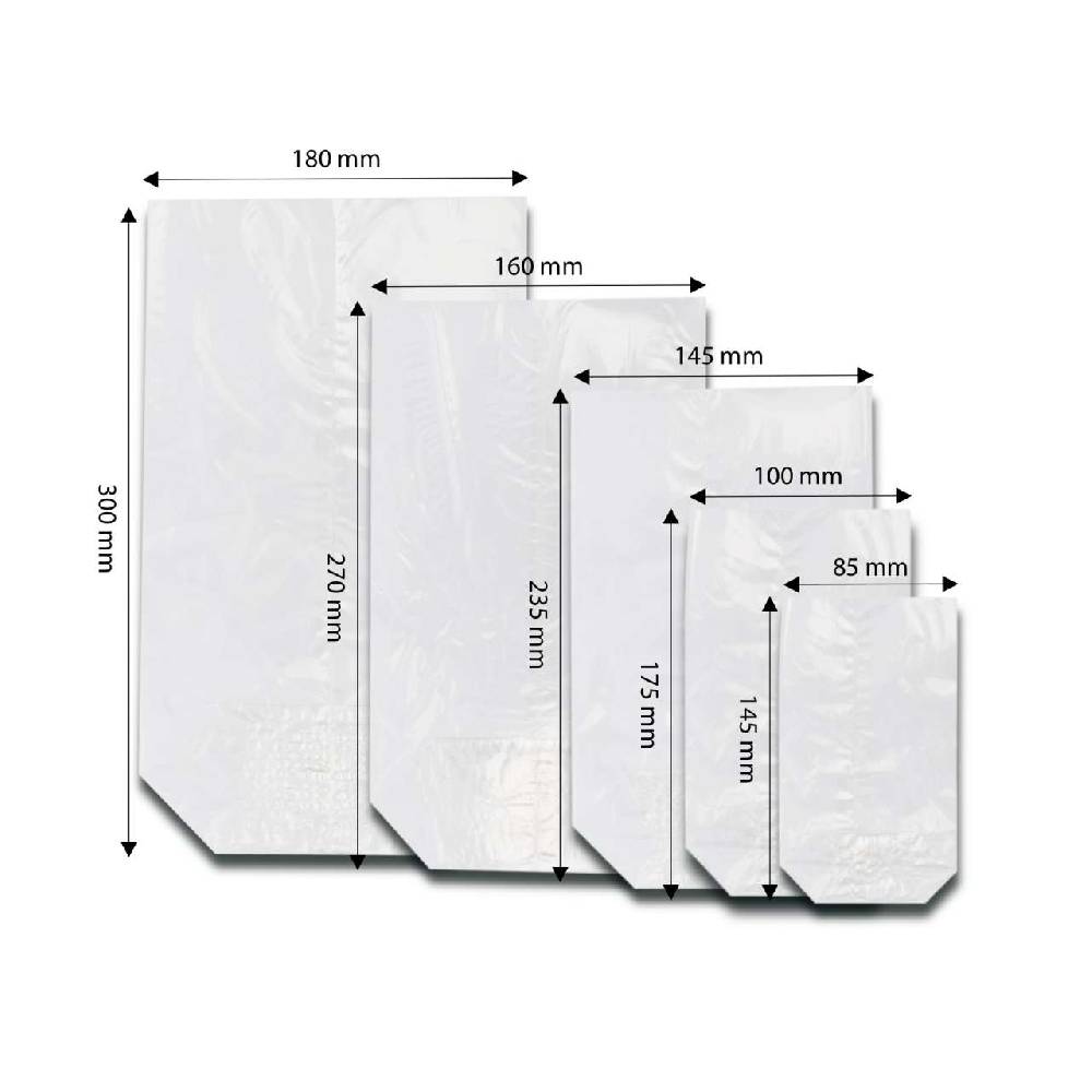 purenature Cellophane biodegradable cellophane bottom bag, 100 pieces Verkauf