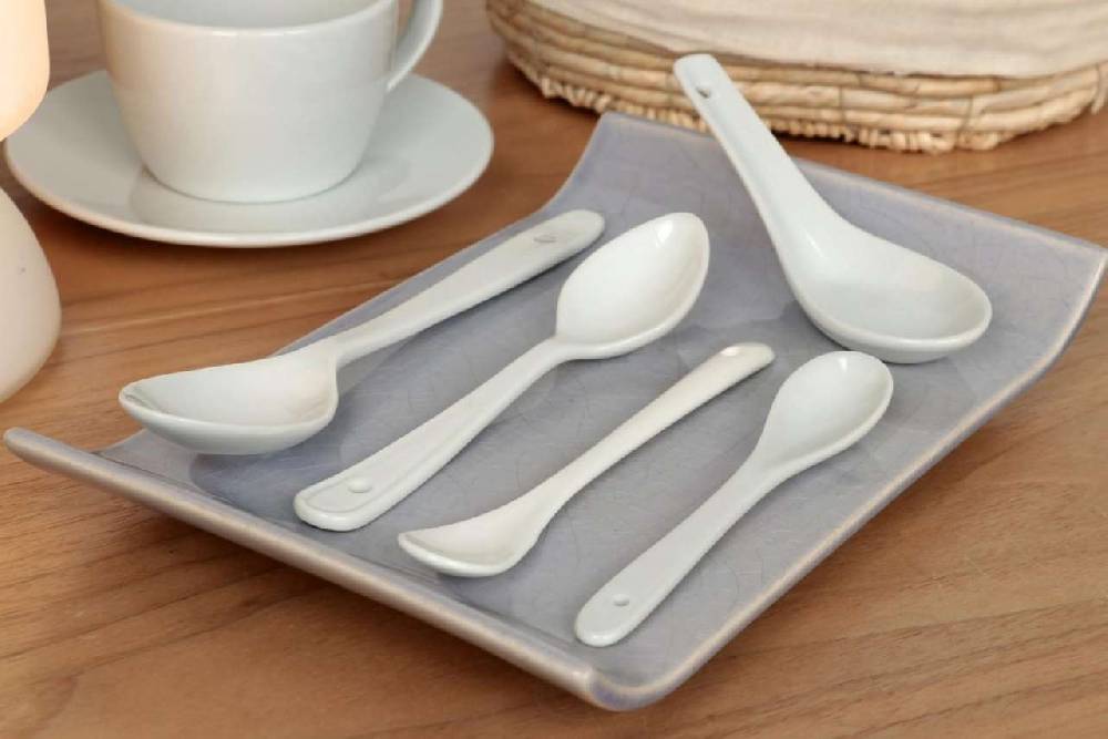 purenature PureNature Beautiful Hard Porcelain Spoon - White, 20cm lenght Meist gekauft