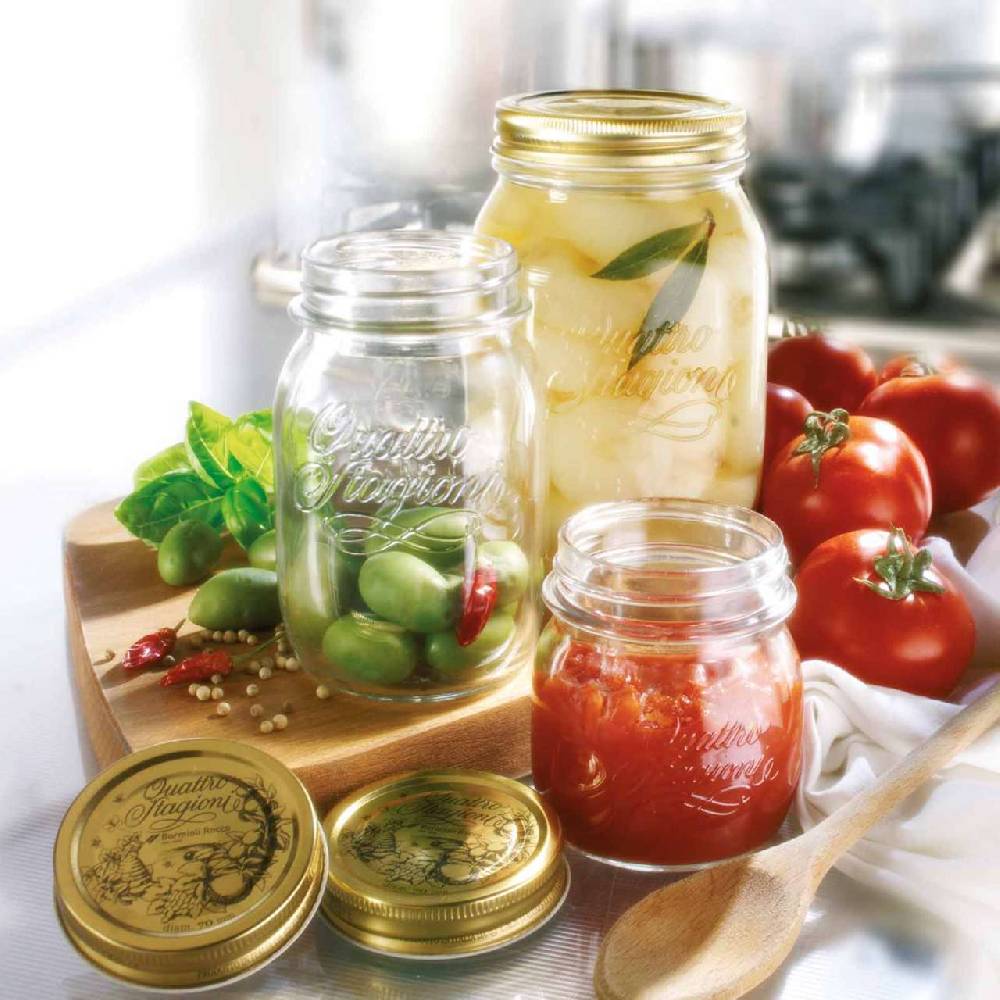quattro-stagioni Quattro Stagioni Jam Jars with Lids - Twist Off Vacuum Sealed Verkauf
