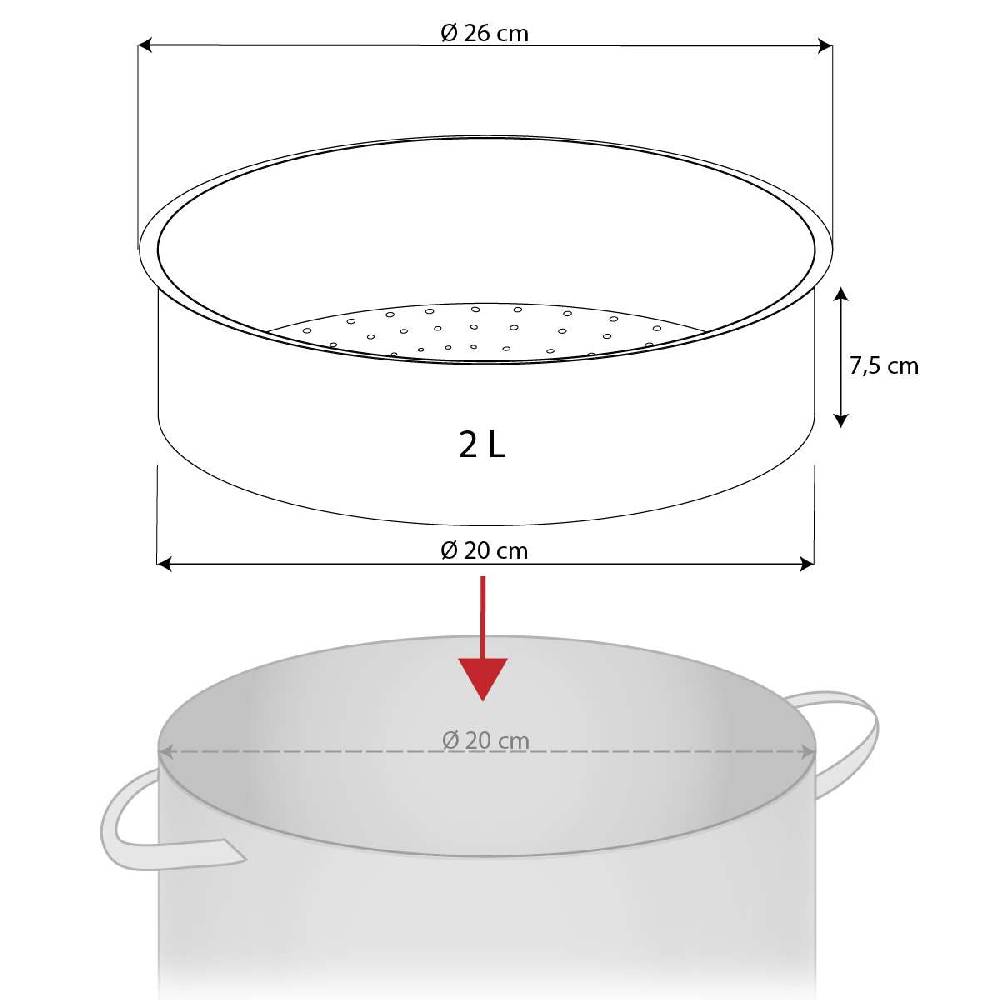 purenature Pyrex steaming/steaming glass insert Fabrikverkauf