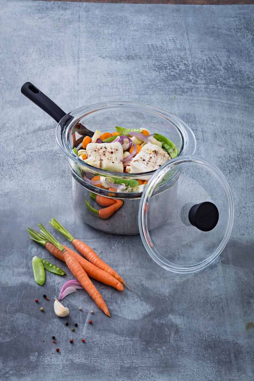 purenature Pyrex steaming/steaming glass insert Fabrikverkauf