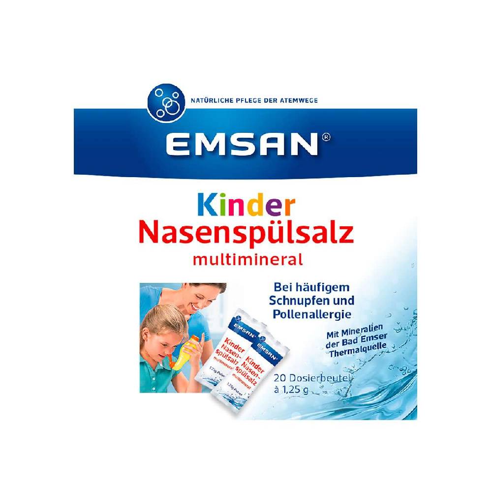 emsan Emsan Mineral Nasal Saline Rinse for Children - 20 Sachets Angebote