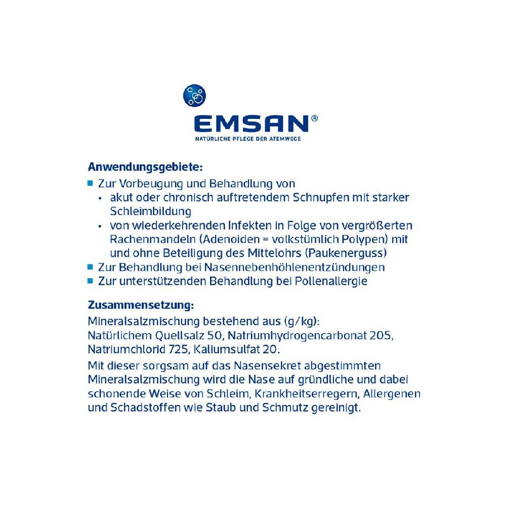 emsan Emsan Mineral Nasal Saline Rinse for Children - 20 Sachets Angebote