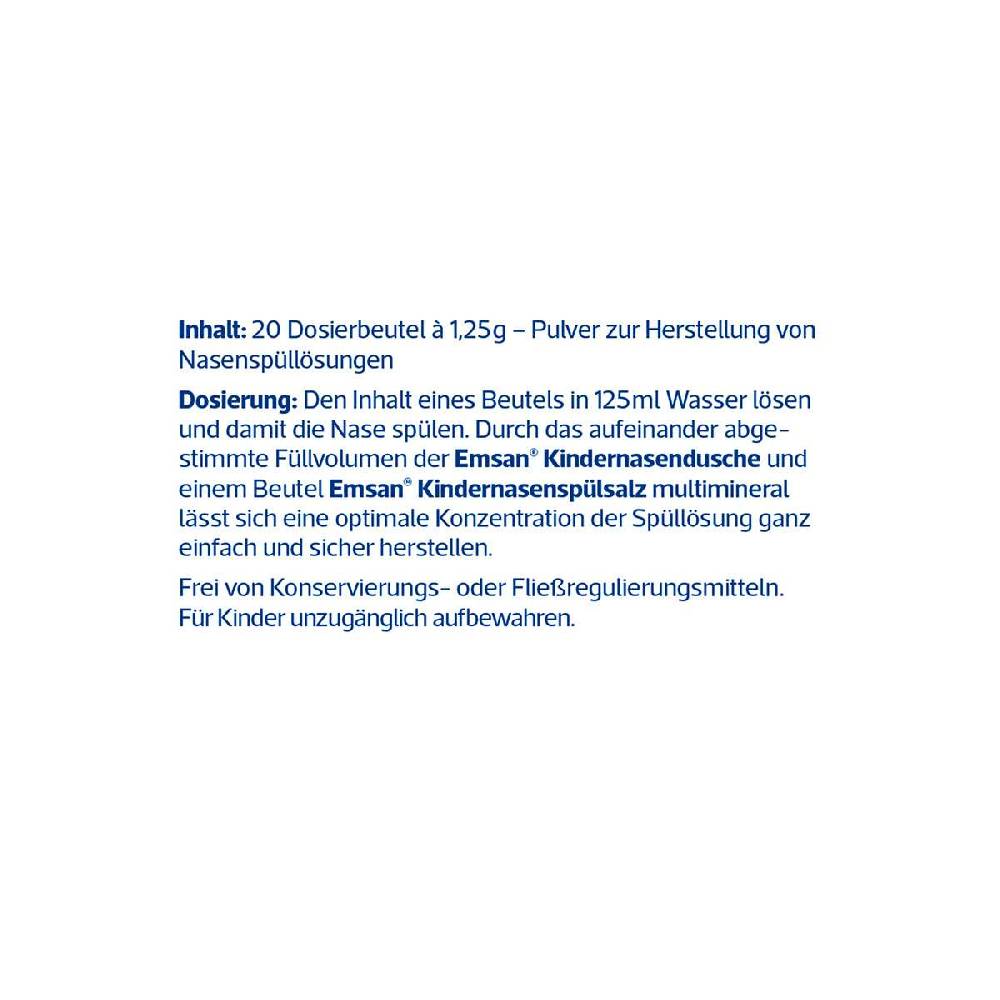 emsan Emsan Mineral Nasal Saline Rinse for Children - 20 Sachets Angebote