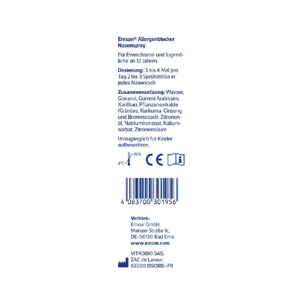 emsan Emsan Allergenblocker - Nasal Spray for Allergy & Allergic Rhinitis Hotsell