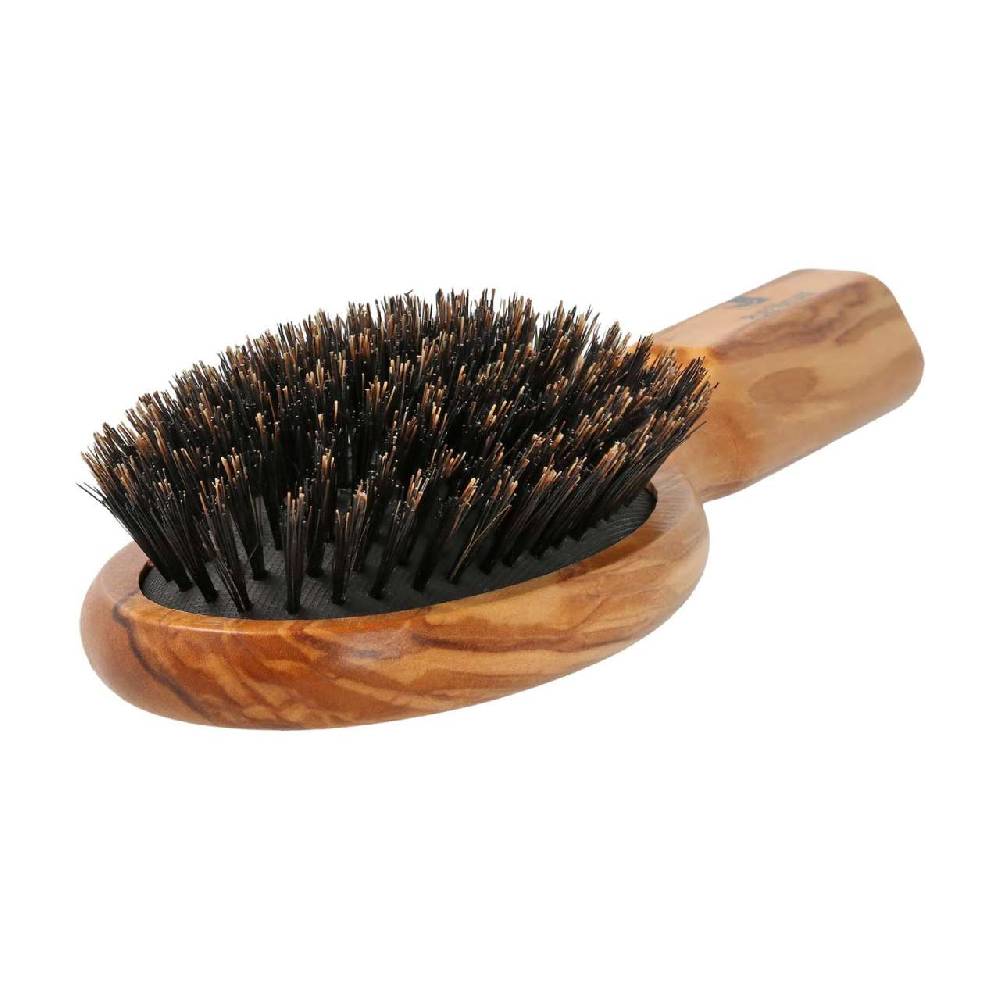 purenature Olive Wood Hair Brush With Boar Bristles Meist gekauft