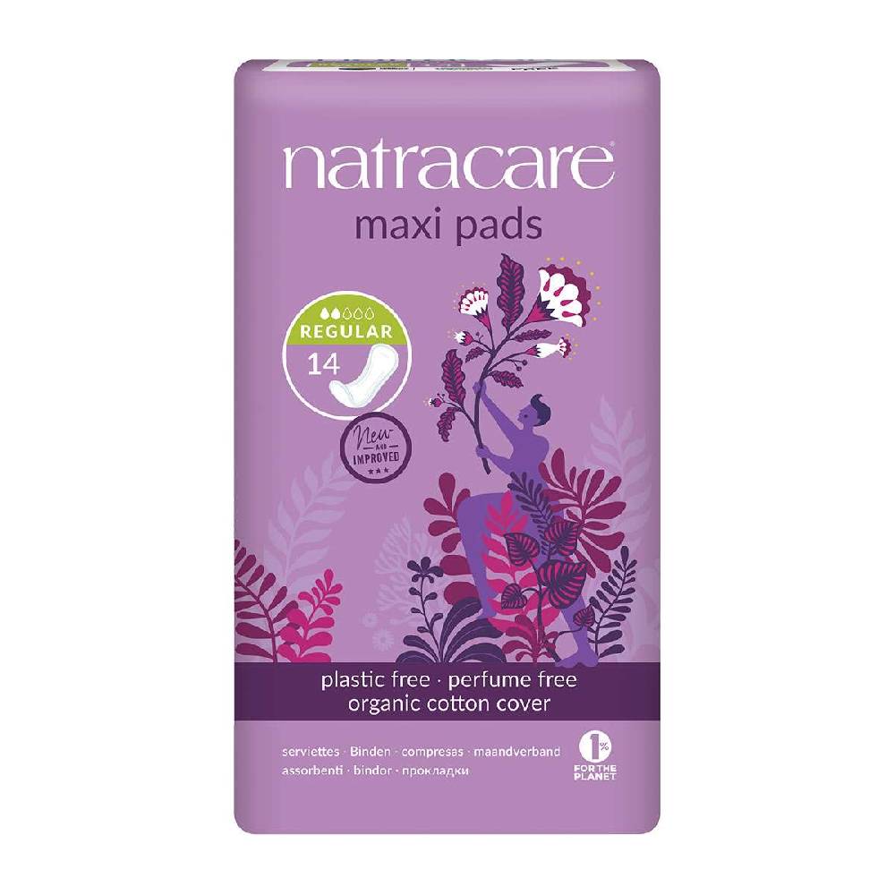 natracare Natracare Natural Pads (Regular), 14 pieces