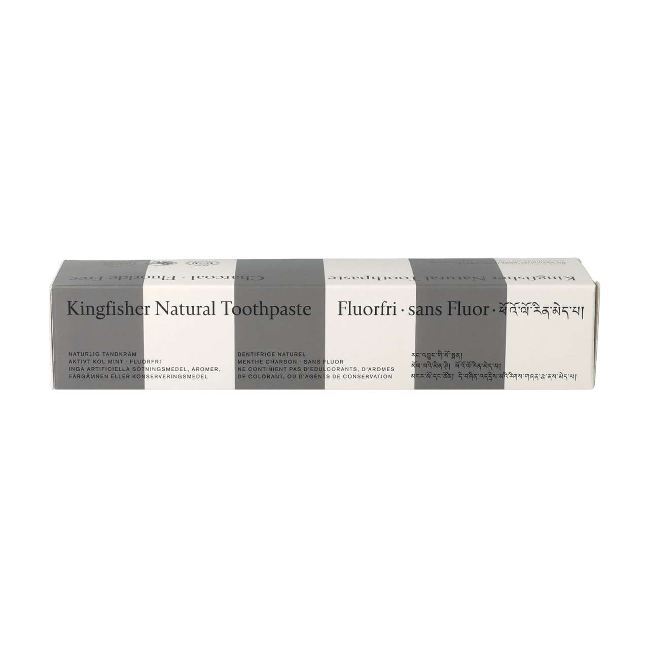 kingfisher Kingfisher toothpaste with activated carbon natural whitening effect, fluoride Blitzverkäufe