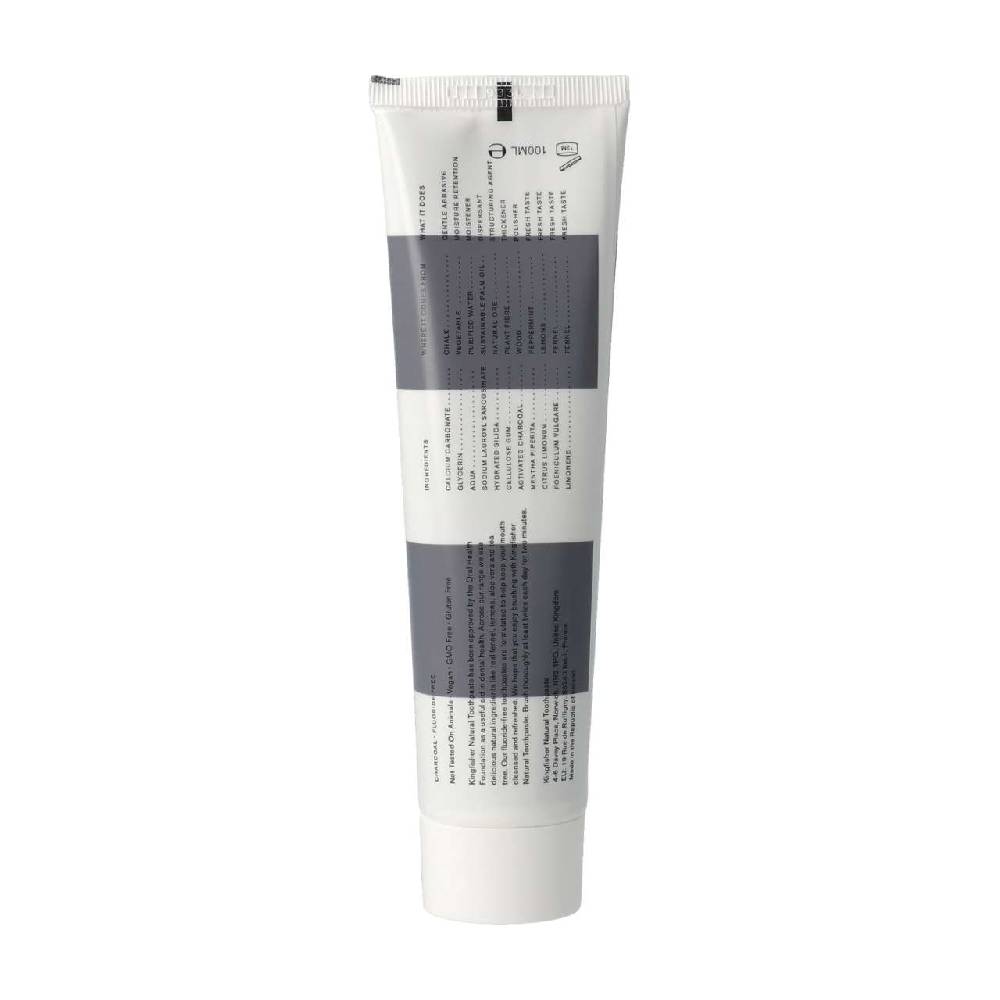 kingfisher Kingfisher toothpaste with activated carbon natural whitening effect, fluoride Blitzverkäufe