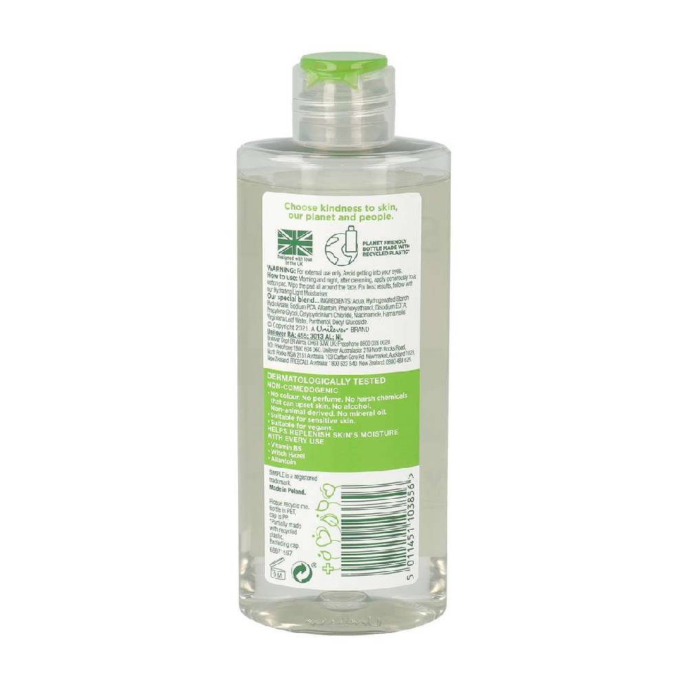 simple Simple Soothing Facial Toner Outlet