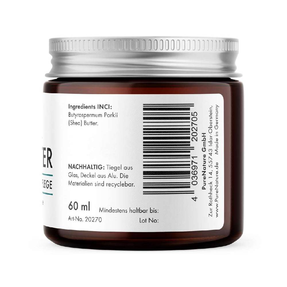 purenature PureNature Shea Butter Face Cream and Body Moisturiser unscented im Angebot