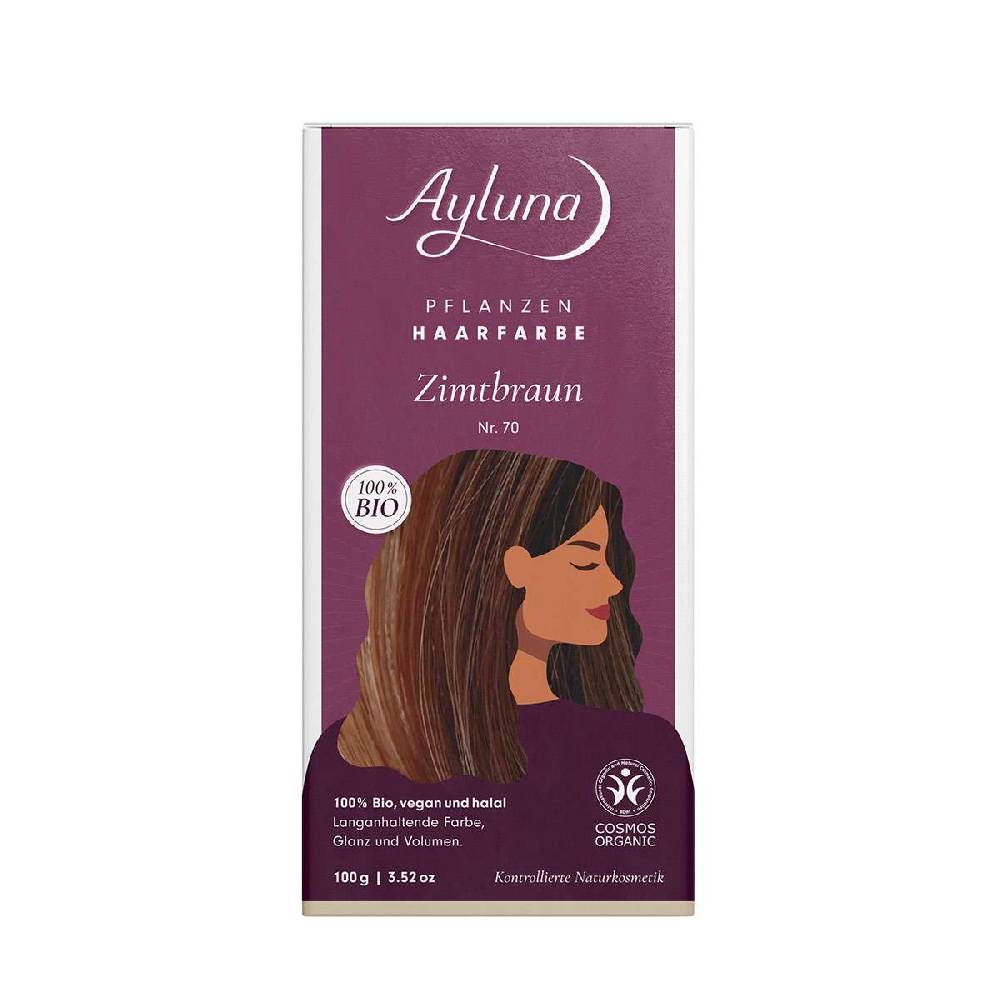ayluna Ayluna cinnamon brown hair color - pure vegetable hair coloring, PPD free