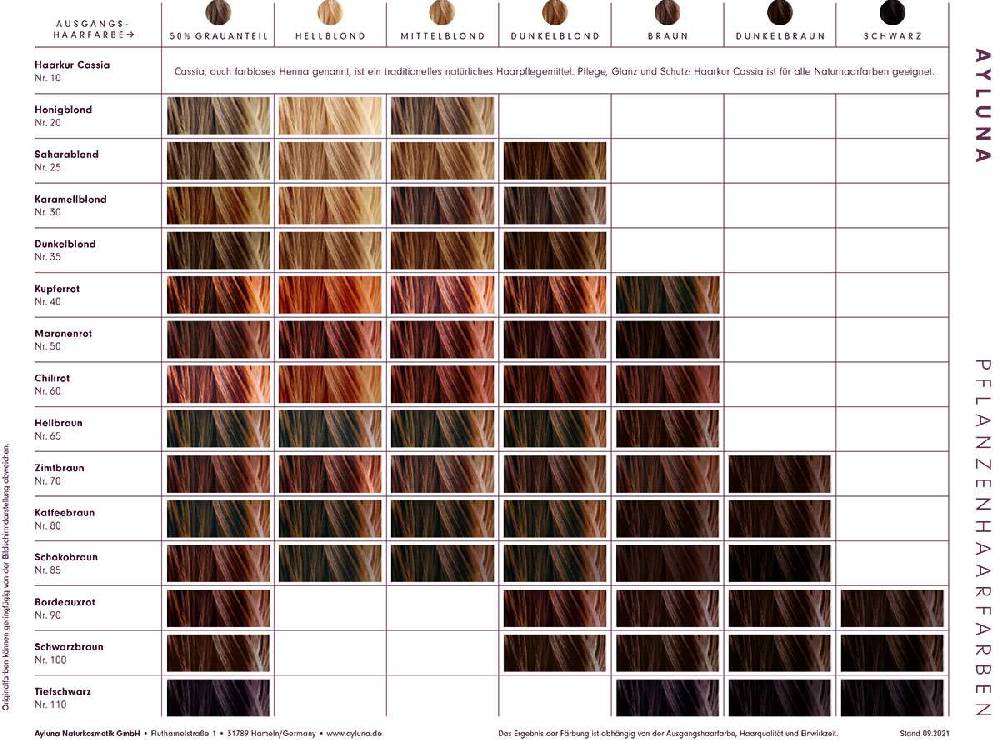 ayluna Ayluna plant hair color black - gentle, without ammonia Blitzverkäufe