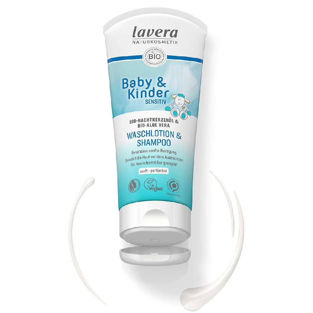 lavera Lavera Organic Children Shampoo & Body Wash - with Aloe Vera Auslauf