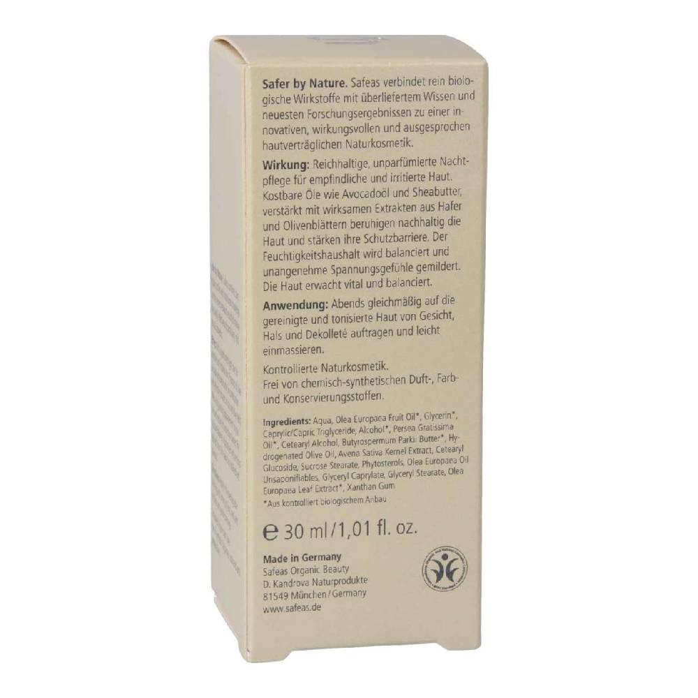 safeas Night Cream Olive Sensitive Hotsell