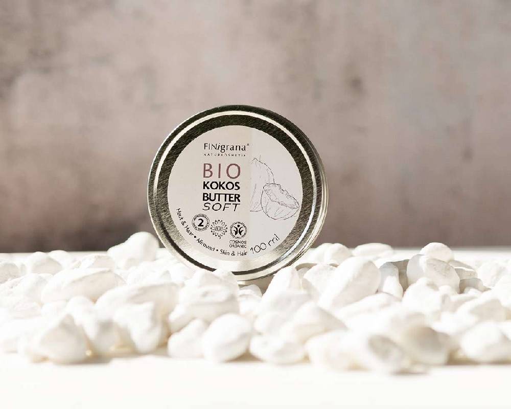 finigrana FINigrana coconut butter for skin and hair with Bio Shea Butter Auslauf