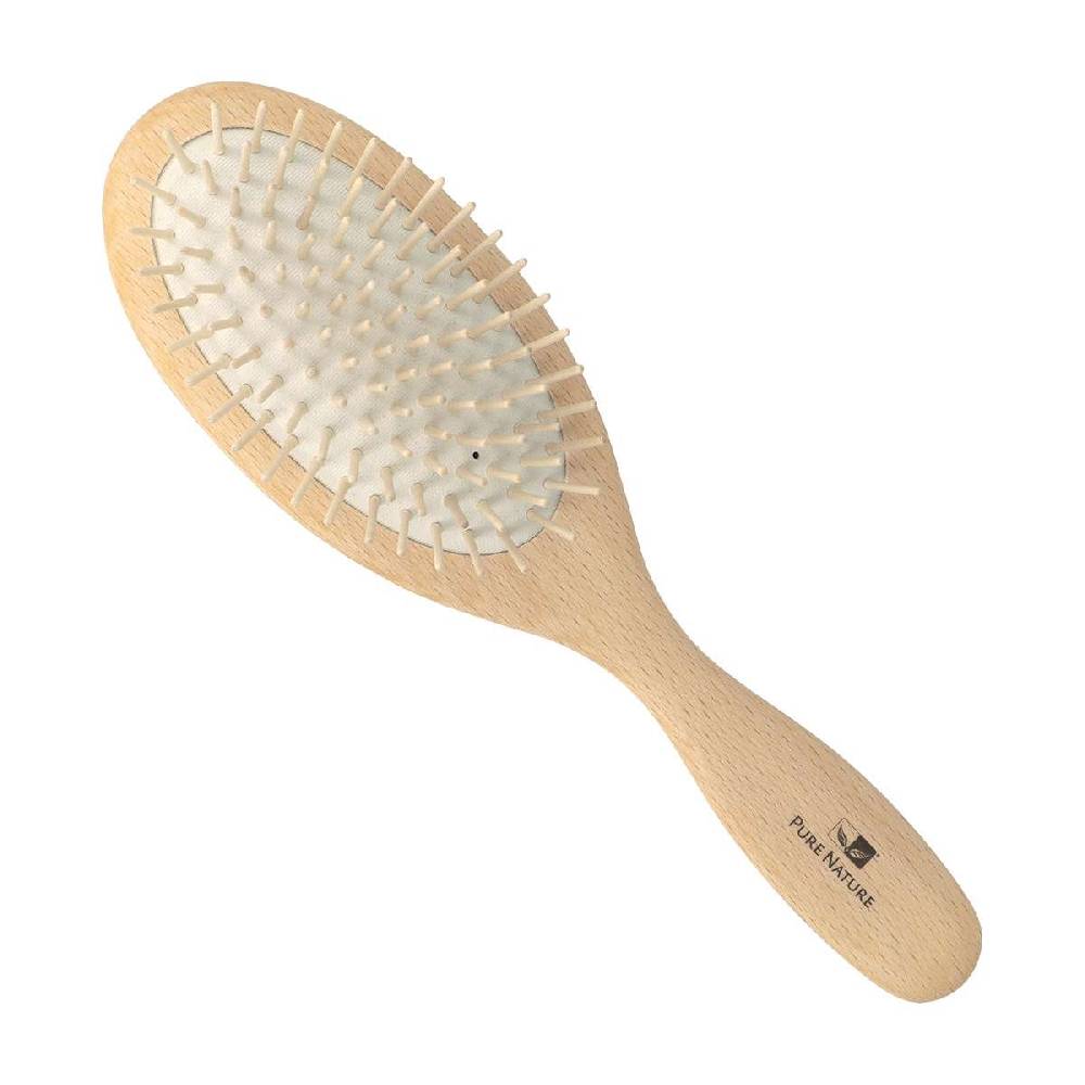 purenature Hairbrush With Wooden Pegs