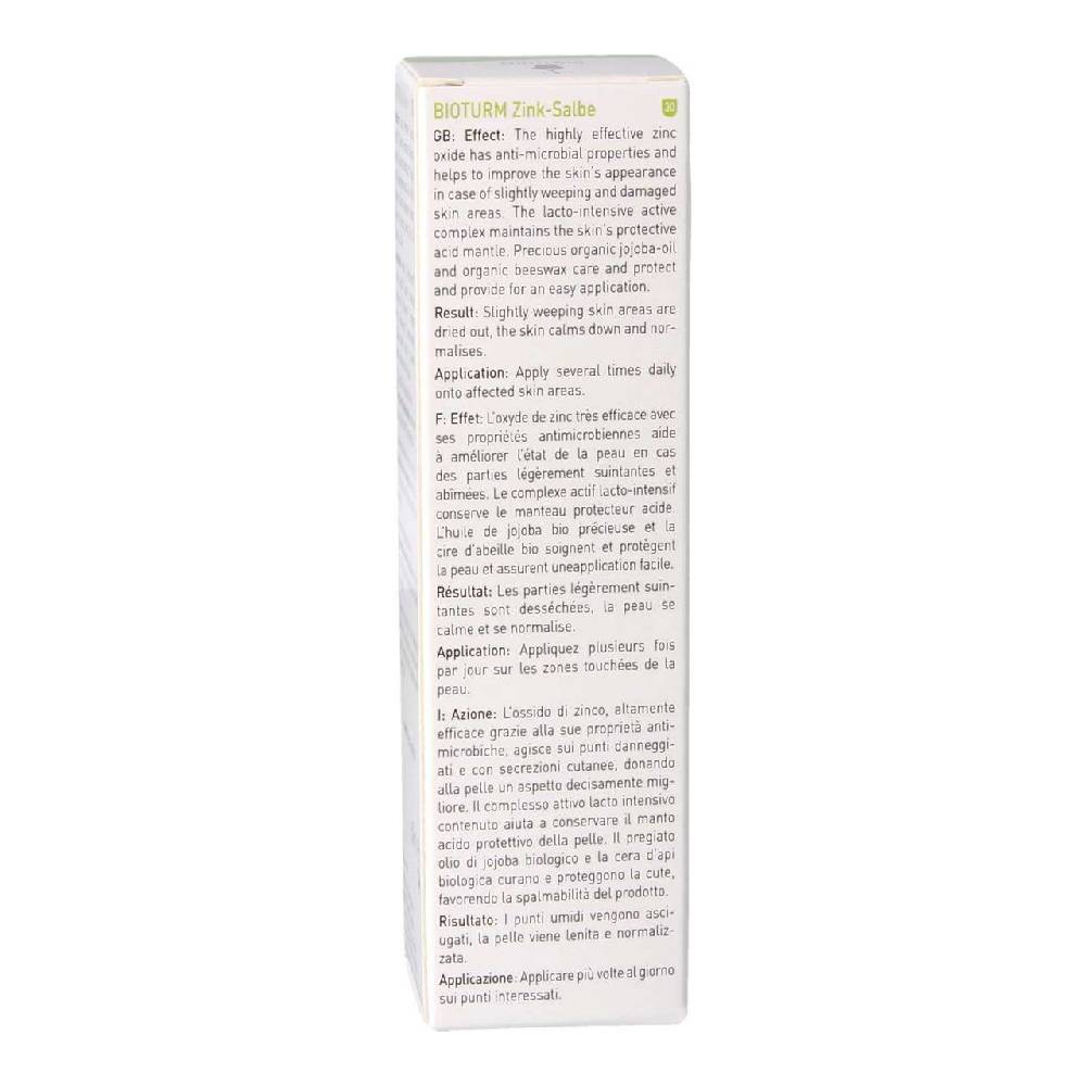bioturm Zinc Ointment for Skin-Protection Auslauf