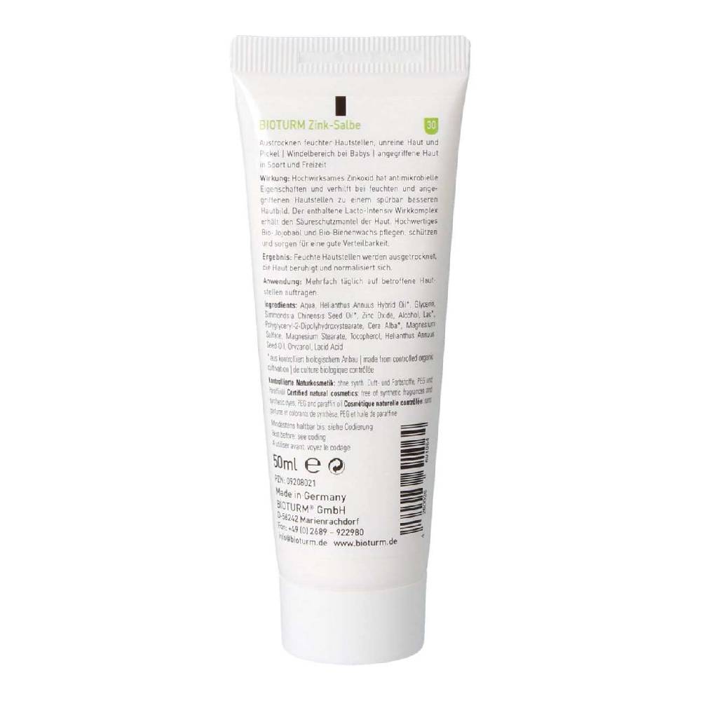 bioturm Zinc Ointment for Skin-Protection Auslauf