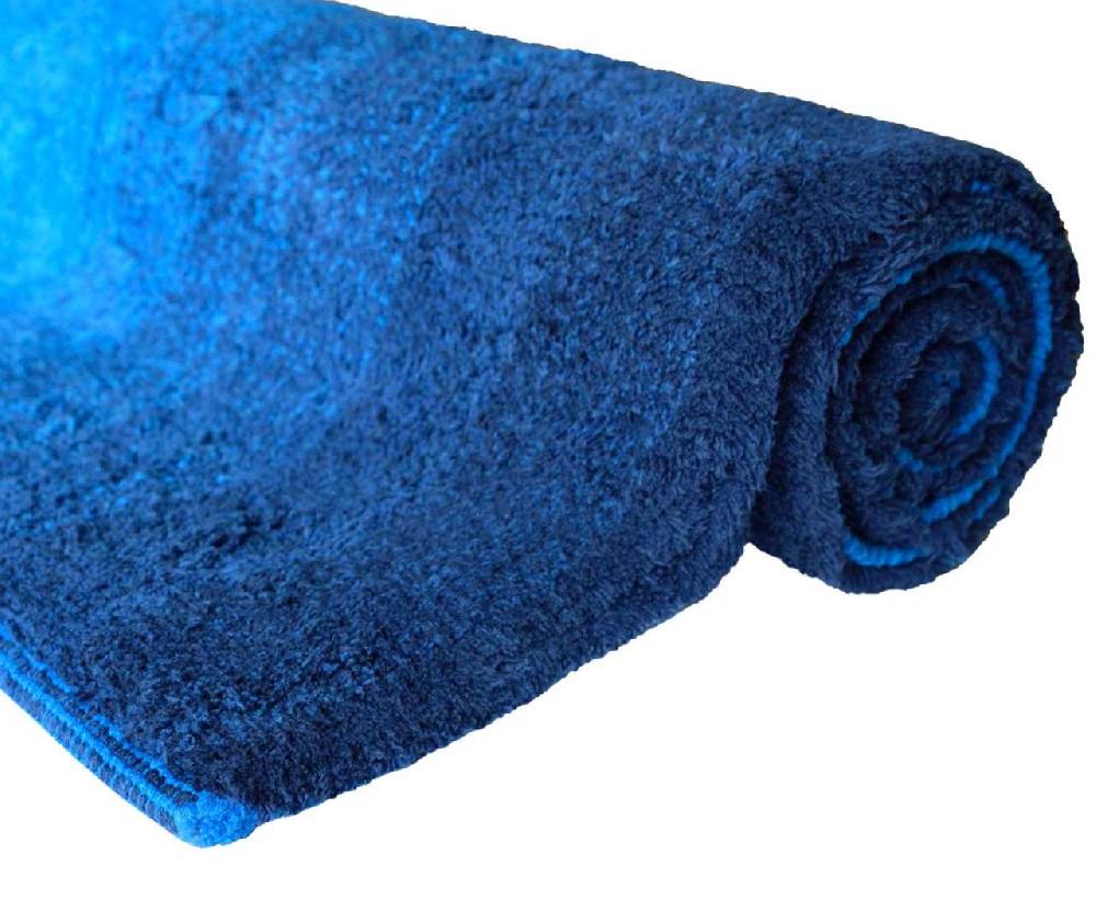 purenature Design bathroom carpet pleasantly soft - Attractive colour gradient optics Super Sparpreis