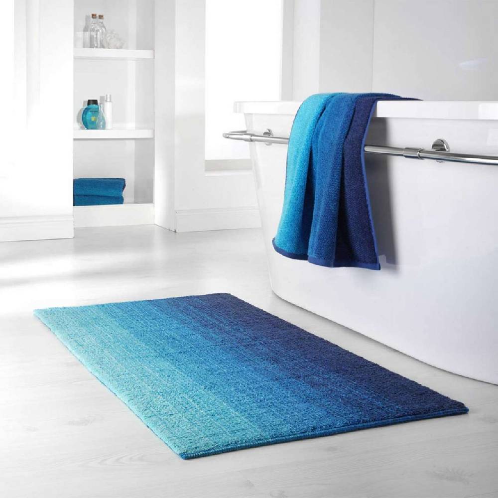purenature Design bathroom carpet pleasantly soft - Attractive colour gradient optics Super Sparpreis