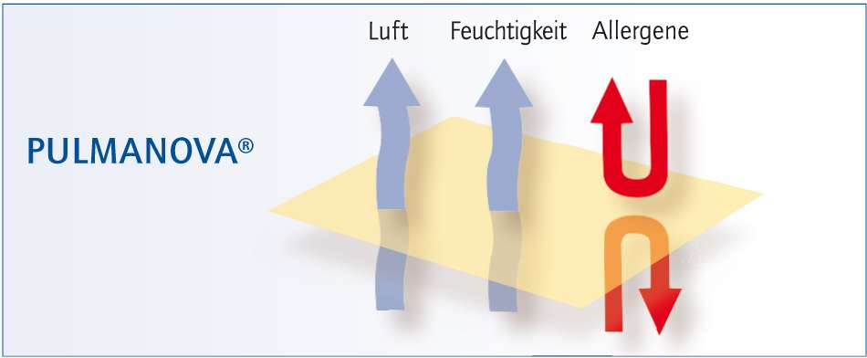pulmanova Anti-allergic Travel Sheet 160x260 cm Neueste Stile