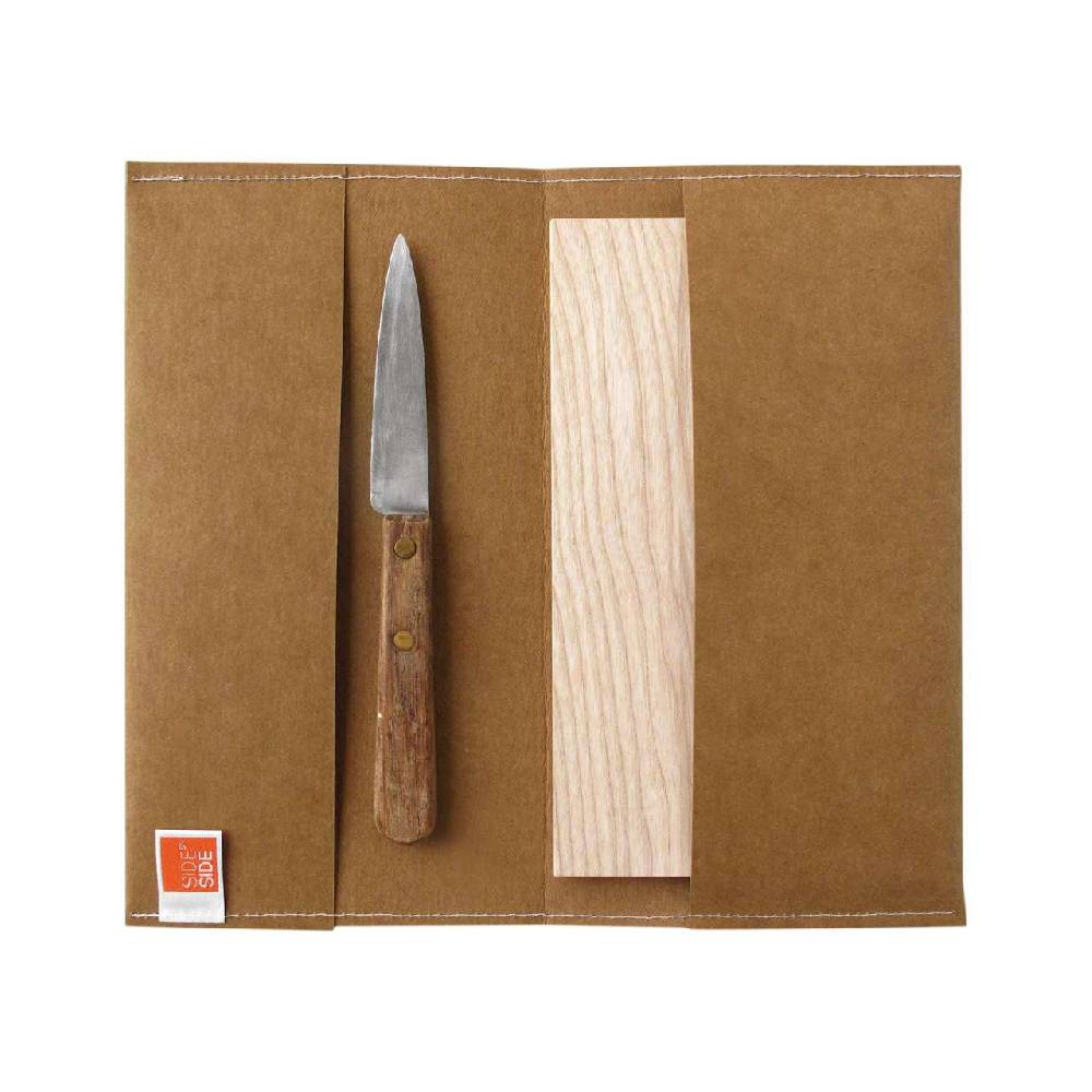side-by-side Side by Side Outdoor Cutting board in case, brown Kostenloser Versand international
