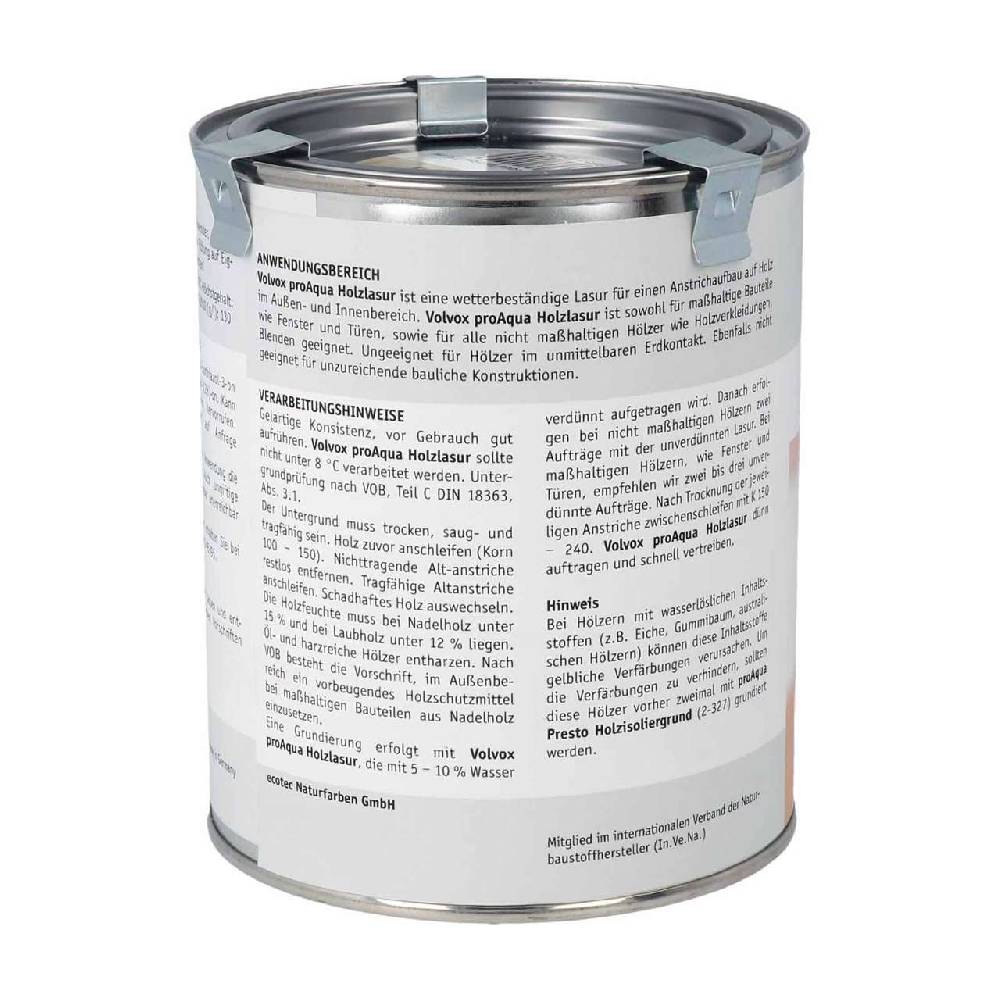 volvox Wood Varnish proAqua (transparent) Speichern exportieren