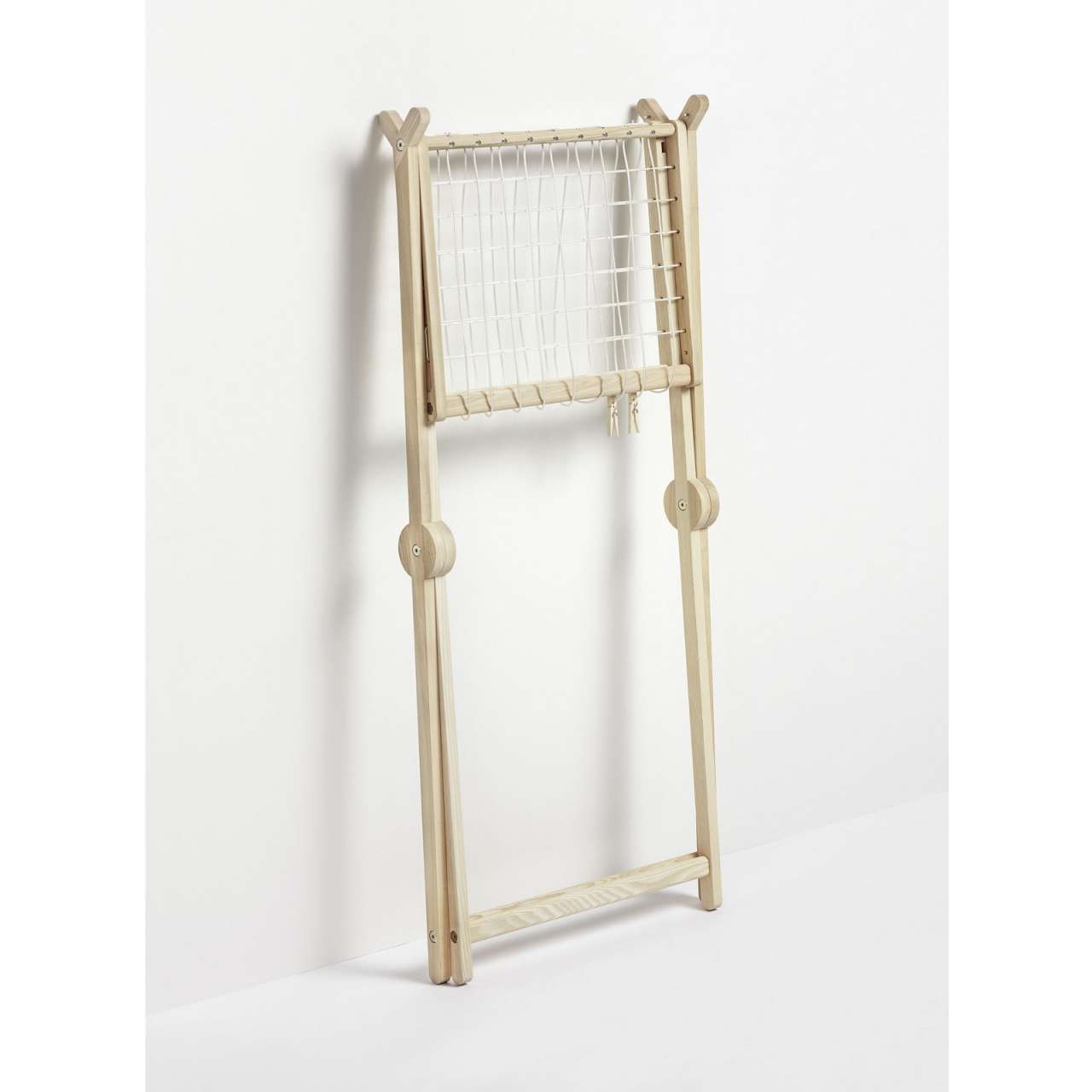 side-by-side Wooden laundry rack, foldable - Side by Side Design Saisonschlussverkauf