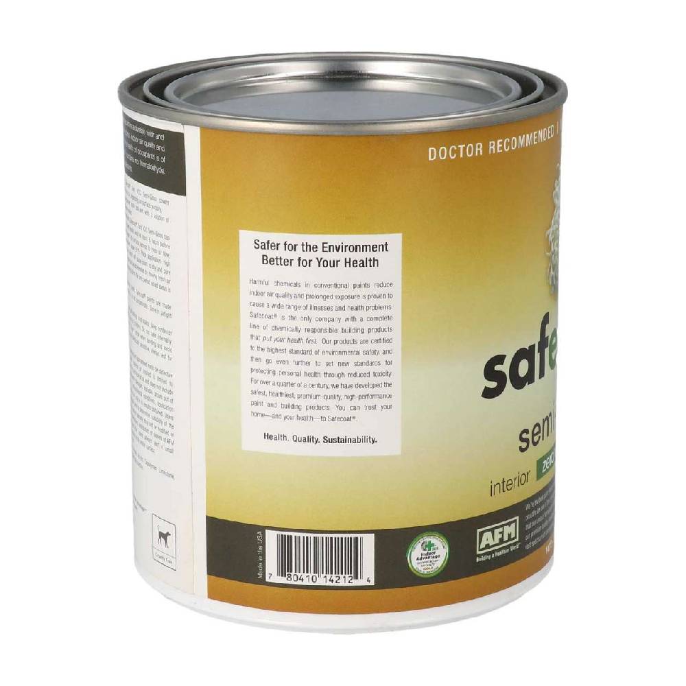 afm Safecoat Semi-Gloss Paint (White) - zero VOC Letzter Tag