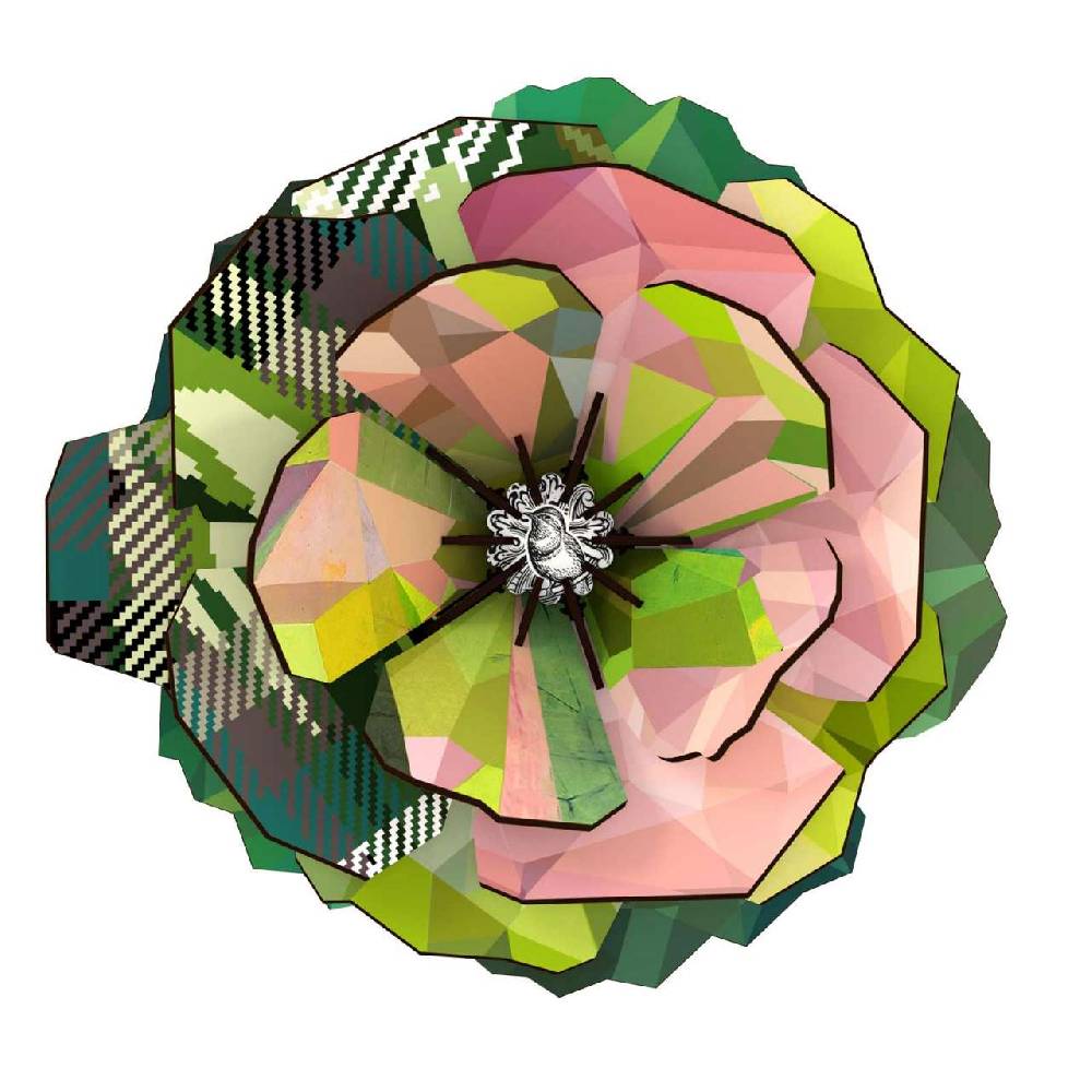 miho-unexpected Miho 3D flower: design for a creative wall design Zeitbegrenzte Promotion