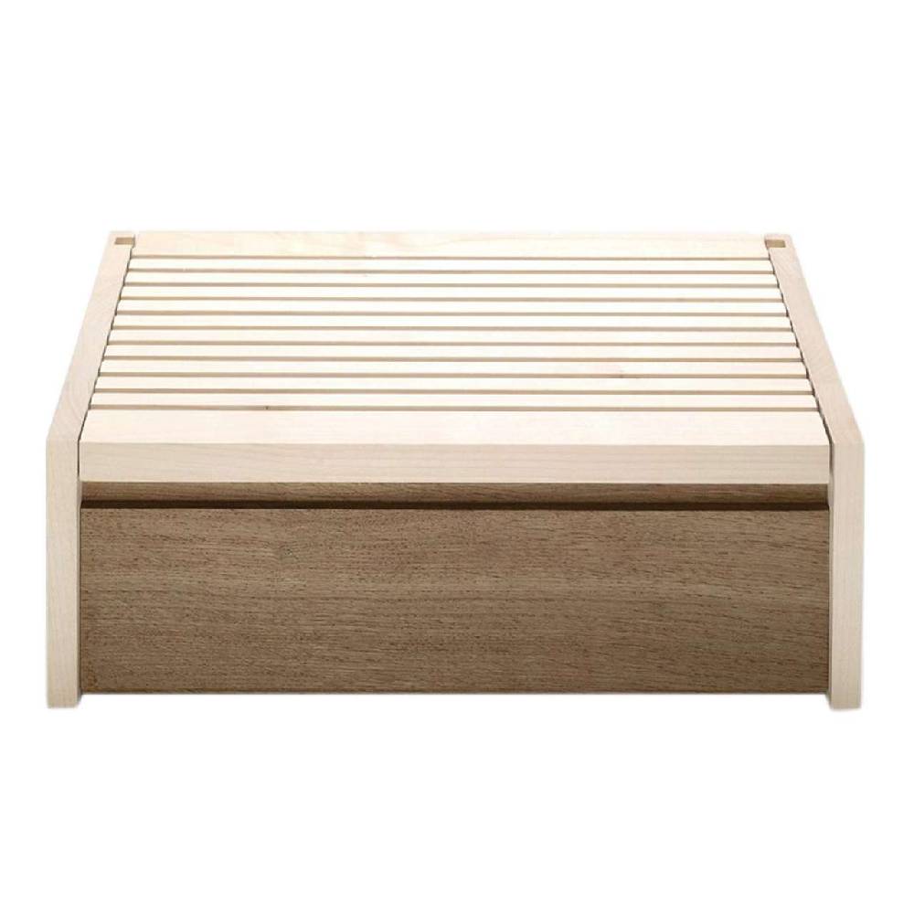 side-by-side Wooden Bread Bin Discount Store für neue Produkte