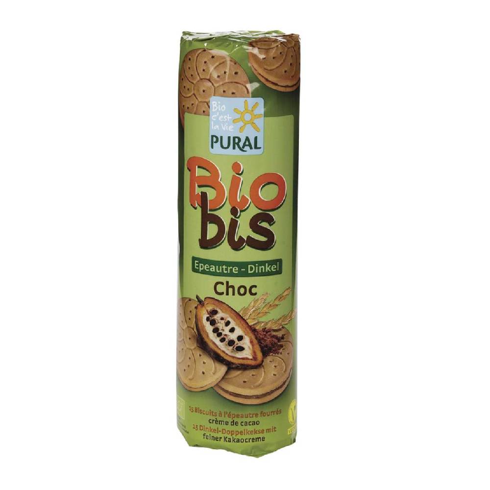 pural Spelt Choco Double Biscuits