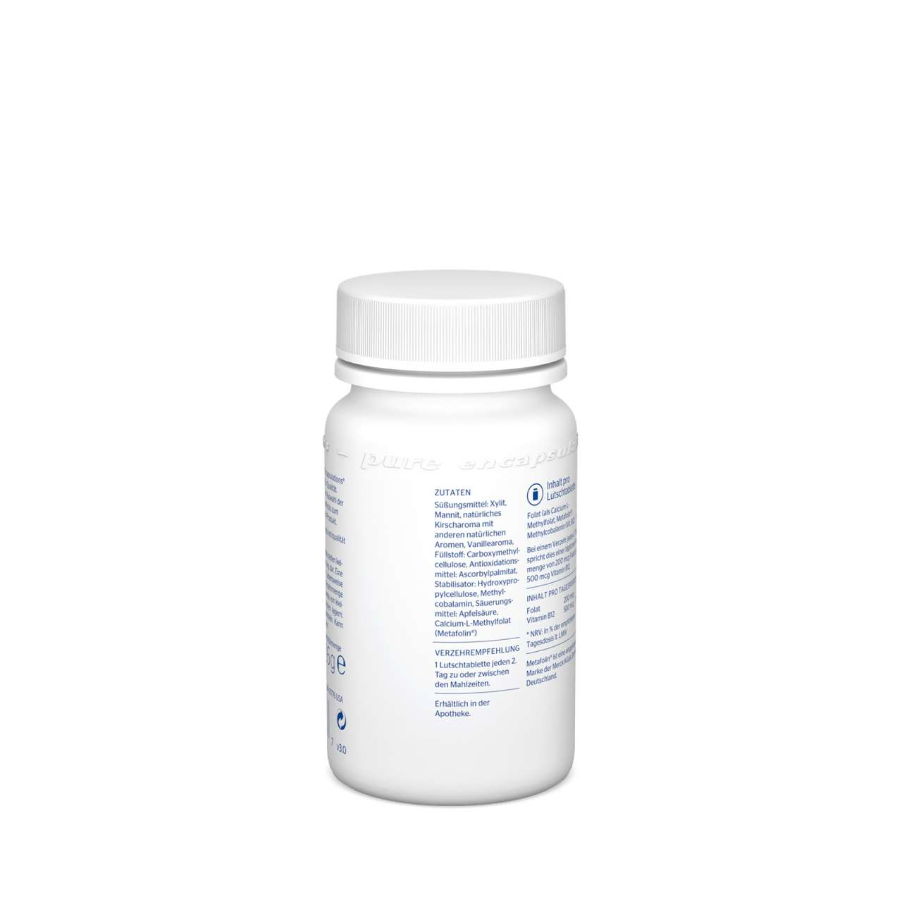 pure-encapsulations Pure Encapsulations B12 Folate - Methylcobalamin Lozenges 2025