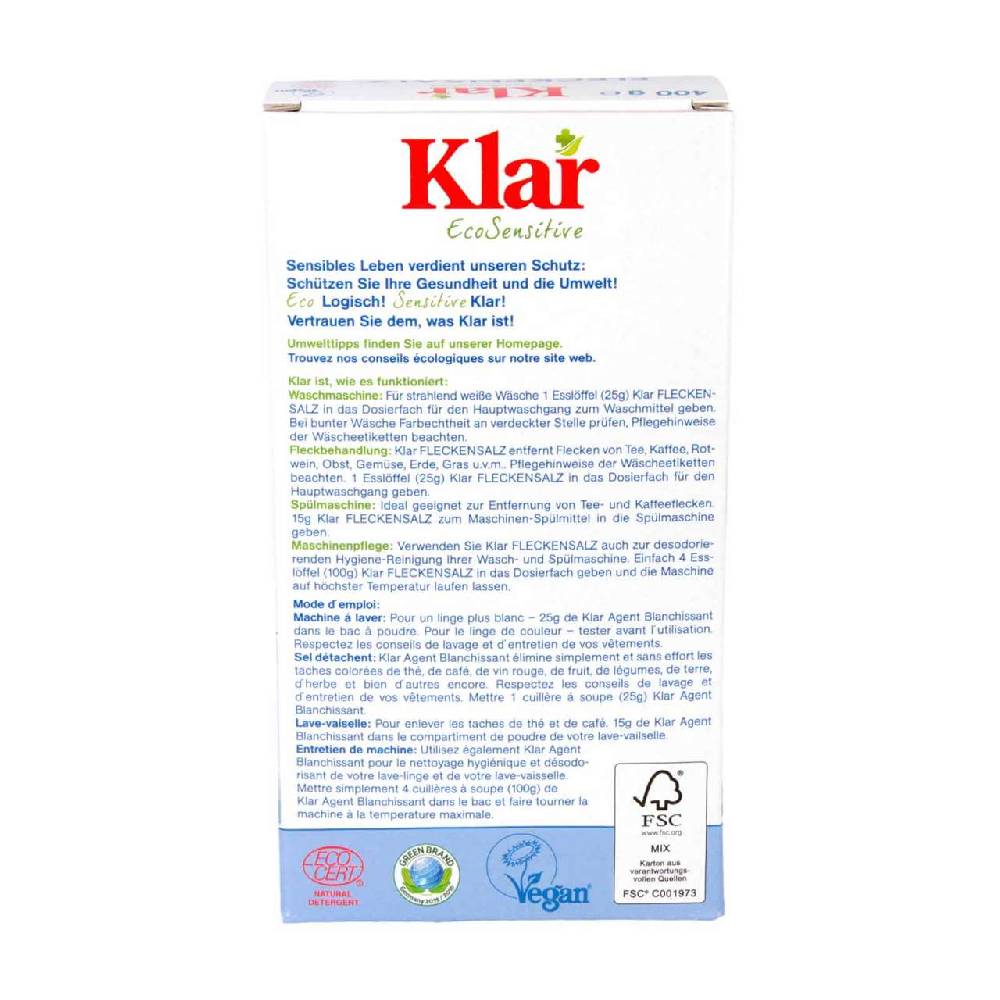 klar Bleaching agent stain salt for white laundry VIP-Rabatte