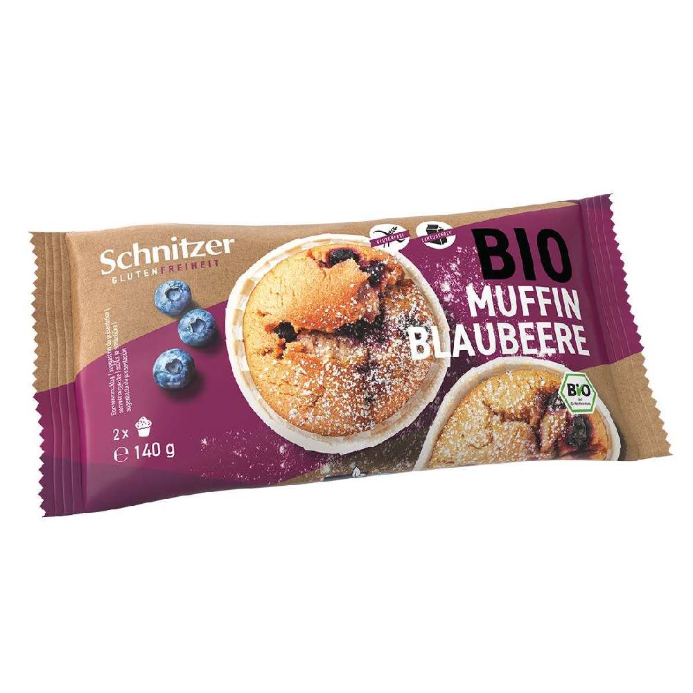 schnitzer Schnitzer Organic Muffin Blueberry , 140 g Schlussverkauf