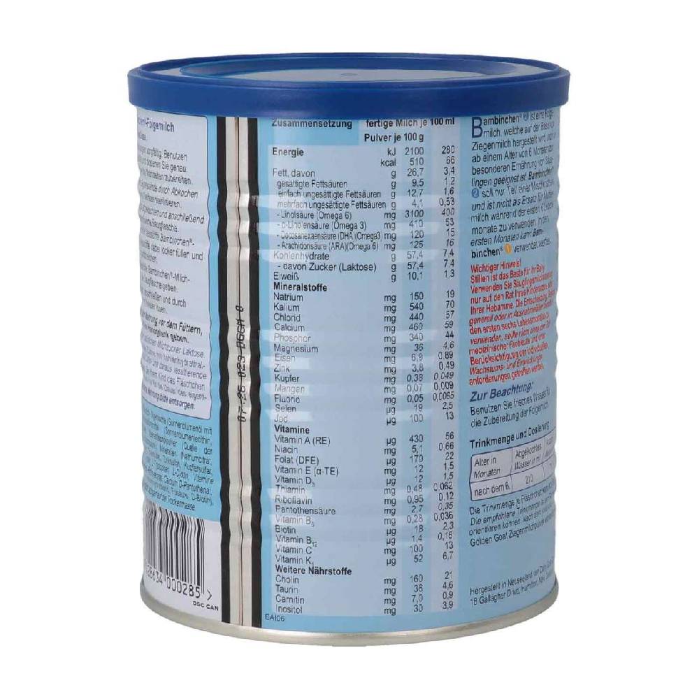 blauer-planet Bambinchen 2 Infant Formula 12 x 400 gr Flash Sale