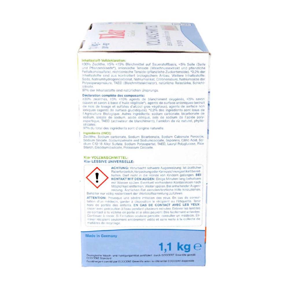 klar Klar Soapnut Laundry Powder (fragrance-free) Sonderangebot der Fabrik