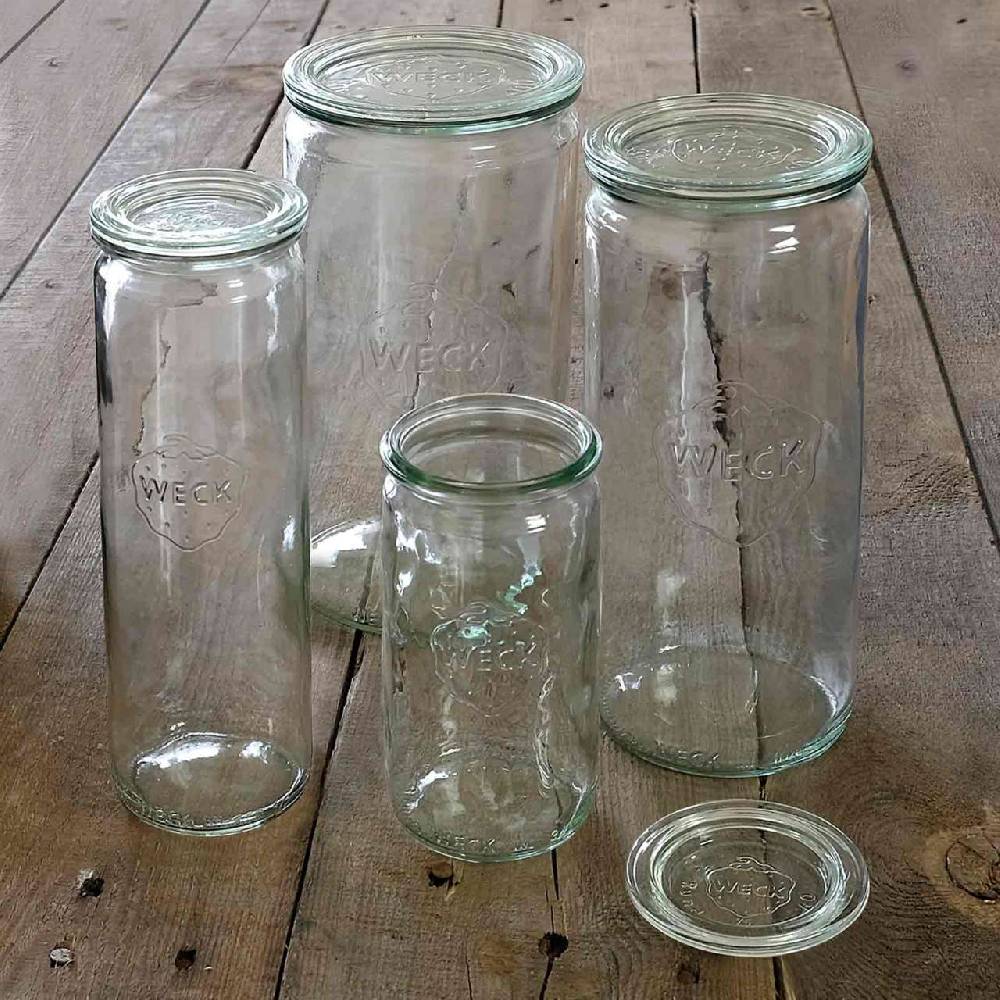 weck Weck cylinder glass with lid for cooking food im Angebot