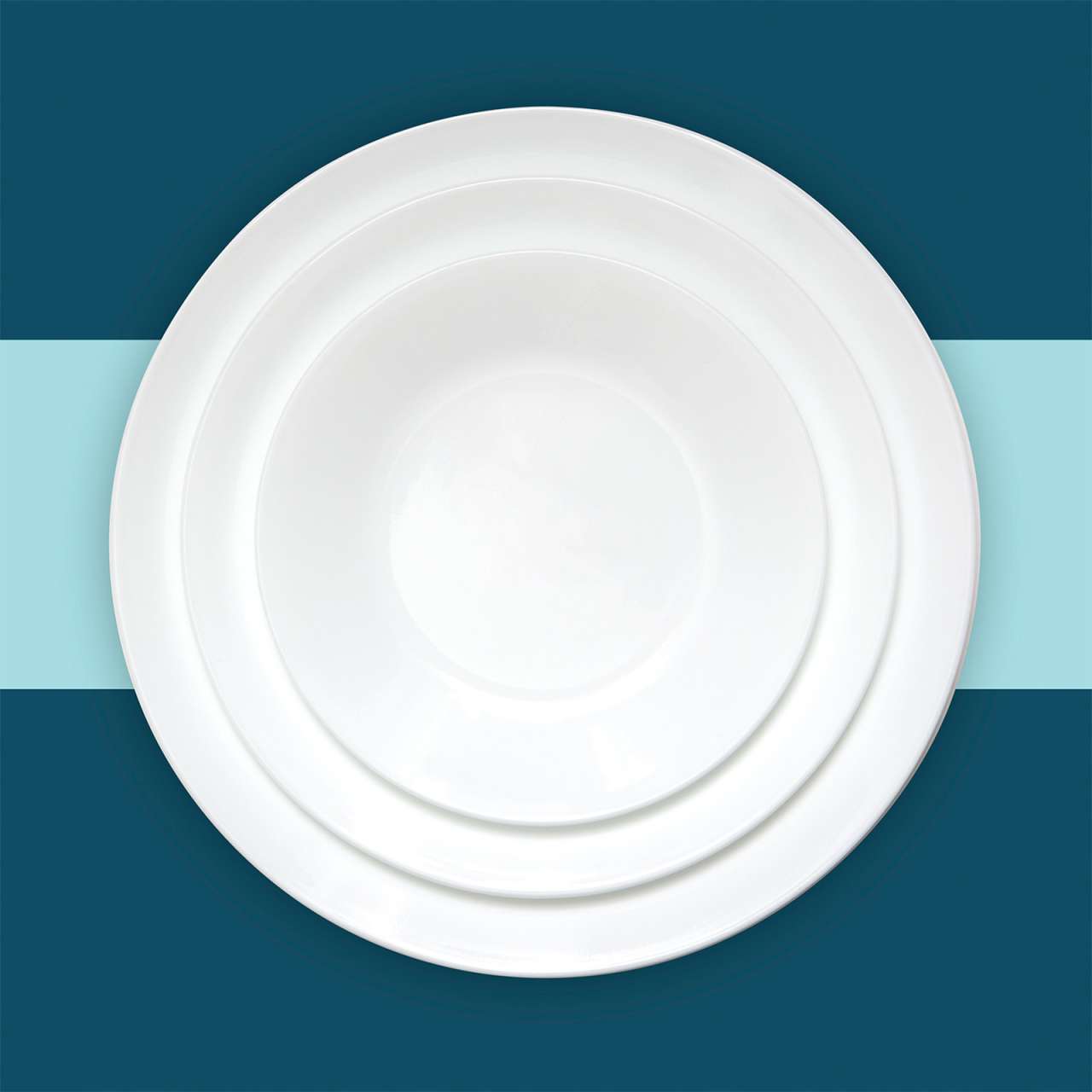corelle Small plate white with wave edge Limitierter Zeitrabatt